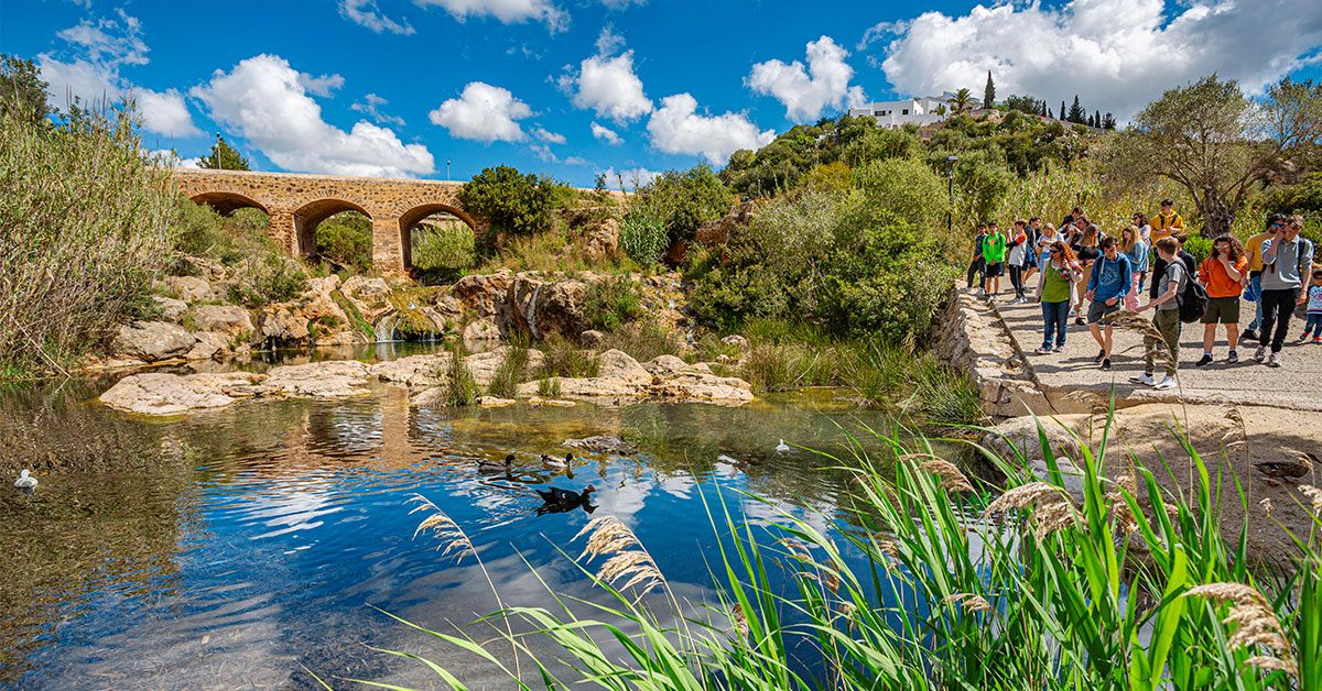 Die Flussroute in Santa Eulària des Riu